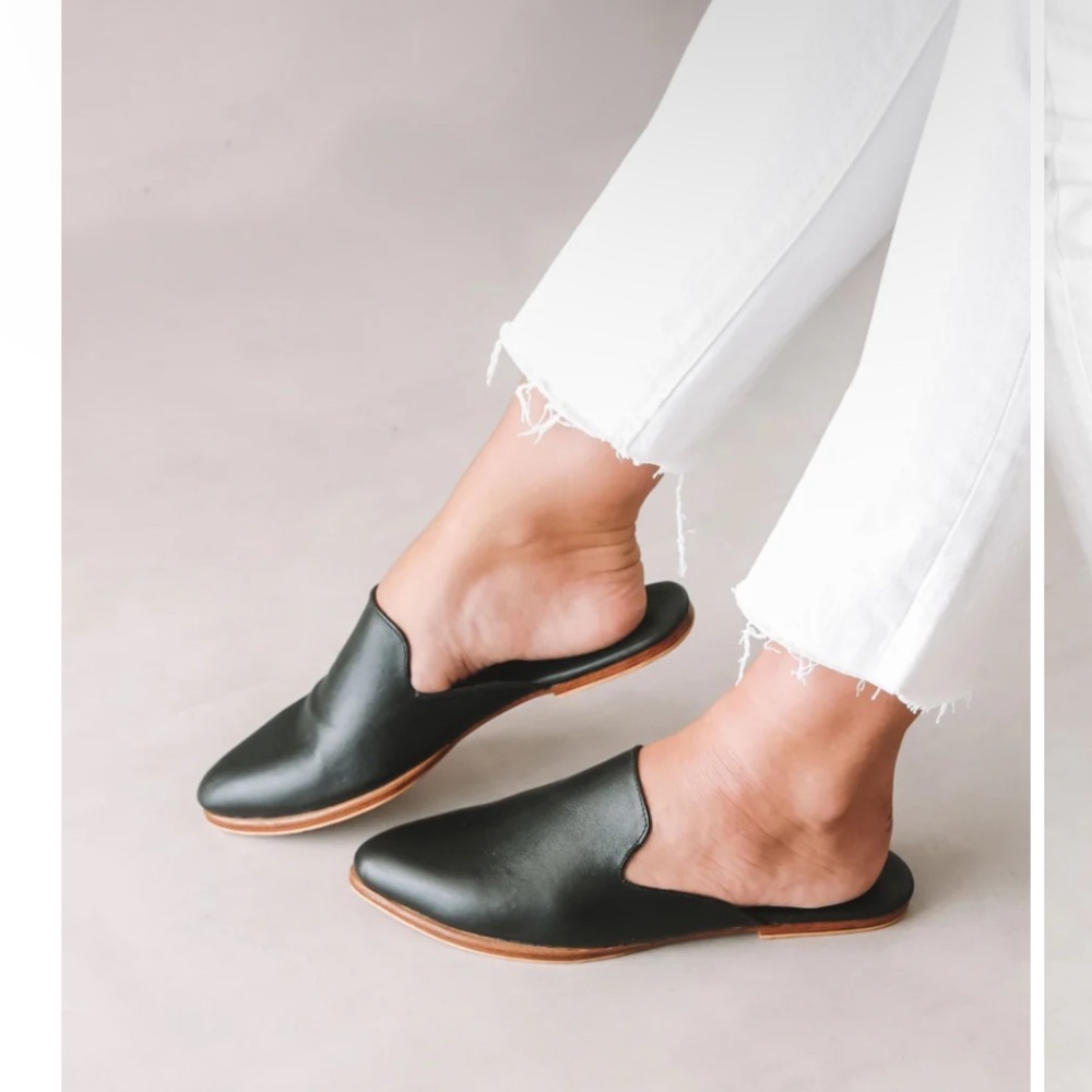 New Liberte Leather Black The Modern Mule. Multiple Sizes — image 2 of 8